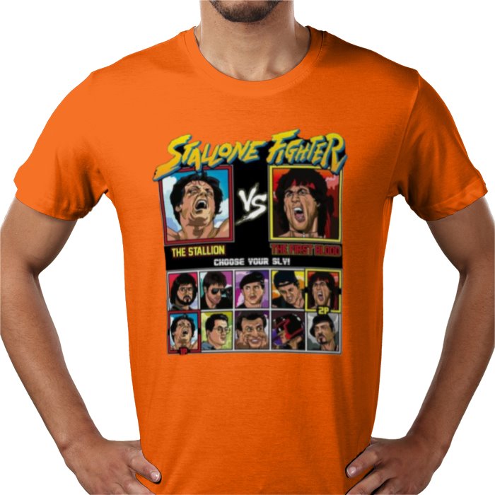 Sylvester Stallone & Street Fighter - Stallone Fighter T-shirt