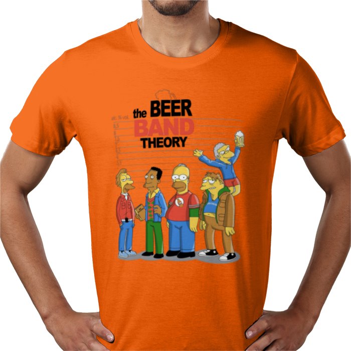 The Simpsons & Big Bang Theory - Beer Band Theory T-shirt