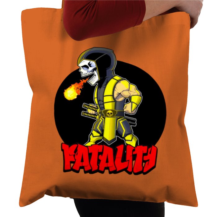 Mortal Kombat - Scorpion Fatality Tote Bag
