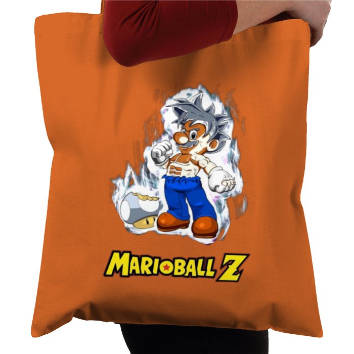 Super Mario Bro's x Dragonball Z - Ultra Instinct Mario Tote Bag