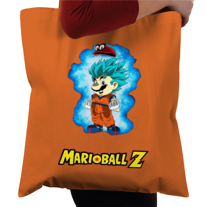 Super Mario Bro's x Dragonball Z - Super Saiyan Mario Tote Bag