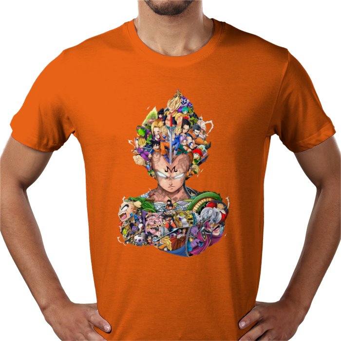 Dragon Ball Z - Vegeta Collage T-Shirt