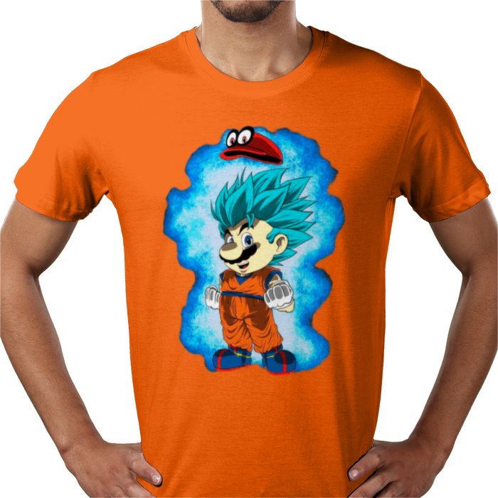 Dragonball Z & Super Mario Bro's - Saiyan Bro's T-shirt