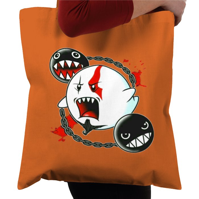 Super Mario Bro's x God Of War - God Of Ghosts Tote Bag