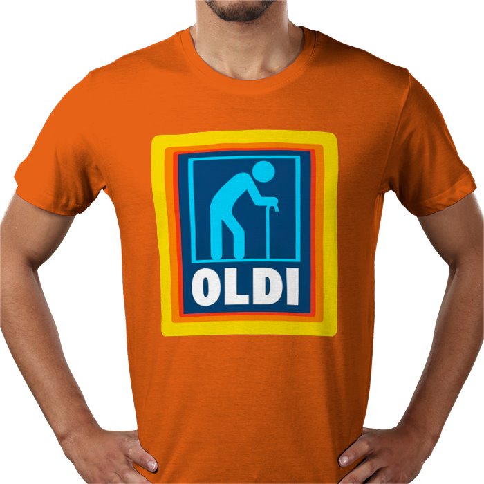 ALDI Parody OLDI T-shirt