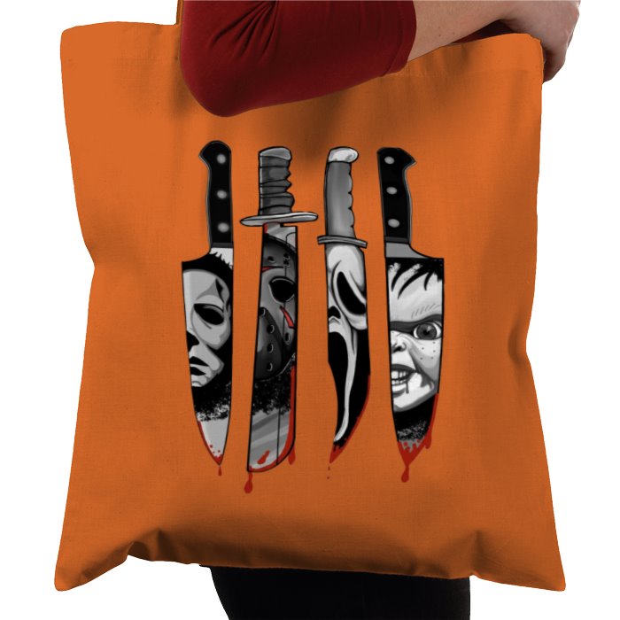 Horror Knifes Tote Bag