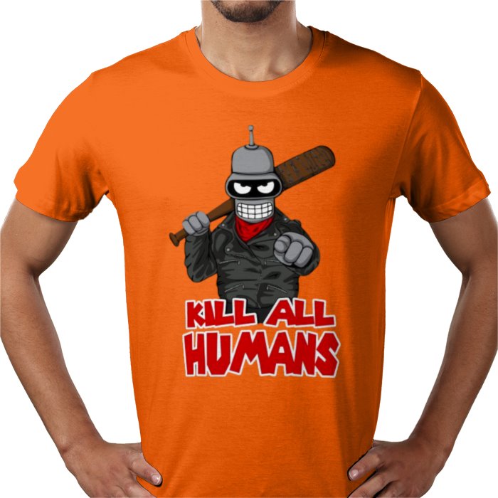 Futurama x The Walking Dead - Kill All Humans T-shirt