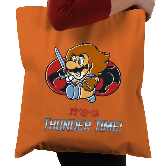 Super Mario Bro's x Thundercats - Its A Thunder Time Tote Bag