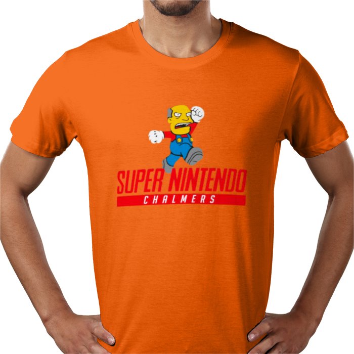 Super Nintendo & Super Mario Bro's & The Simpsons - Super Nintendo Chalmers T-shirt