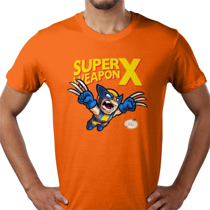 Super Mario Bro's & Wolverine - Super Weapon X T-shirt