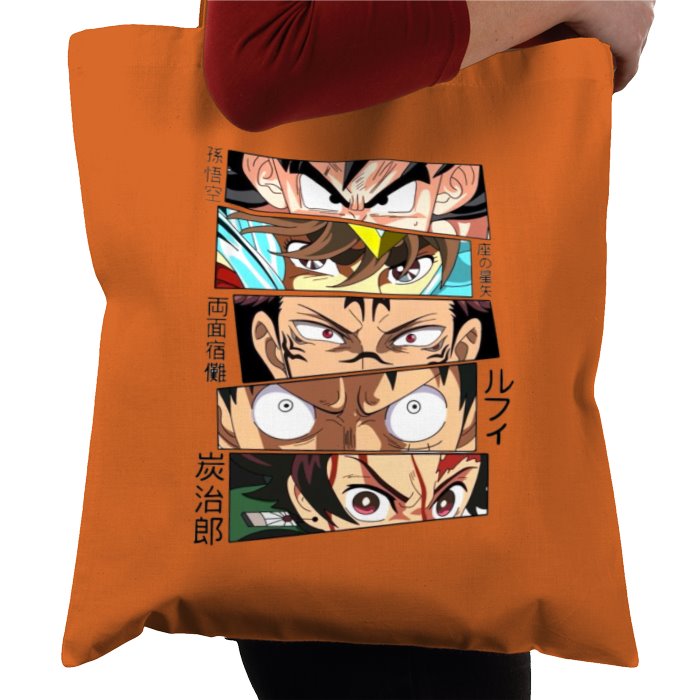 Anime Eyes Tote Bag