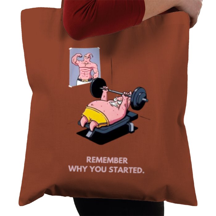 Dragonball Z x SpongeBob Square Pants - Why We Started Tote Bag