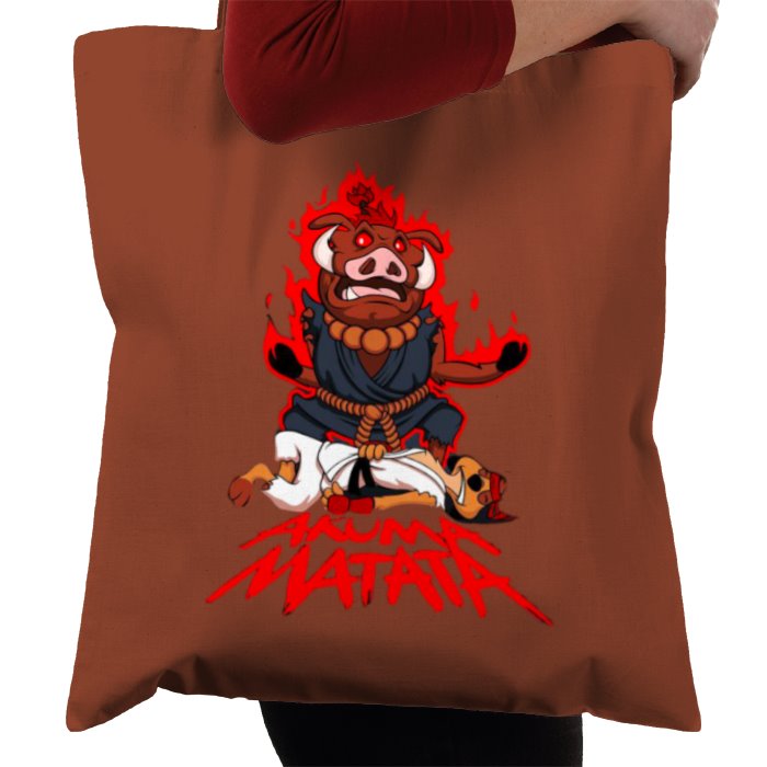 Timone & Pumba x Street Fighter - Akuma Mutata Tote Bag