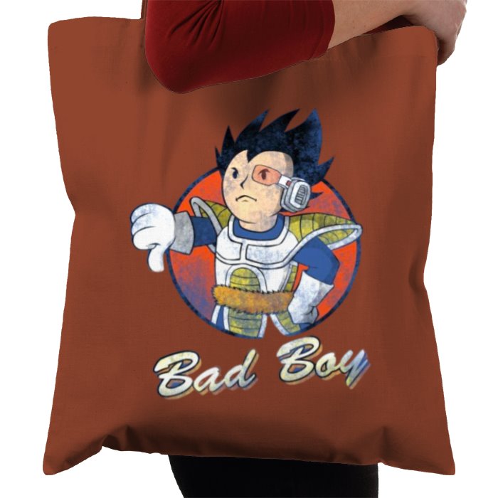 Dragonball Z x Fallout - Vegeta Bad Boy Tote Bag