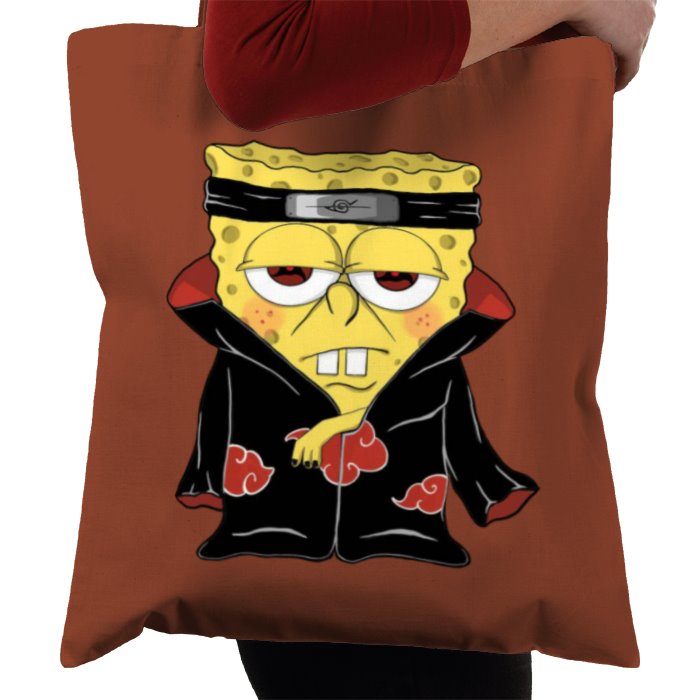 SpongeBob SquarePants & Naruto - SpongeBob Uchiha Tote Bag