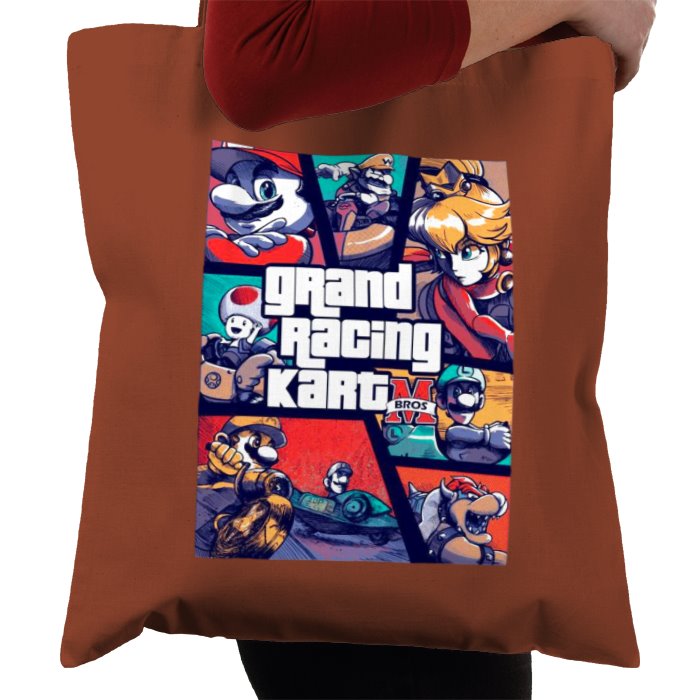 Mario Kart & Grand Theft Auto - Grand Kart Racing Tote Bag