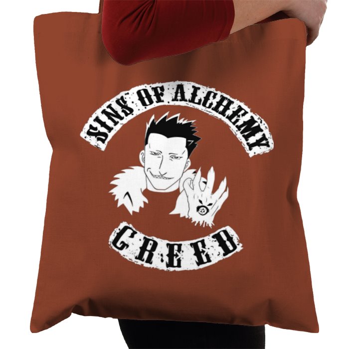 Full Metal Alchemist x Sons Of Anarchy - Sins Of Greed Tote Bag
