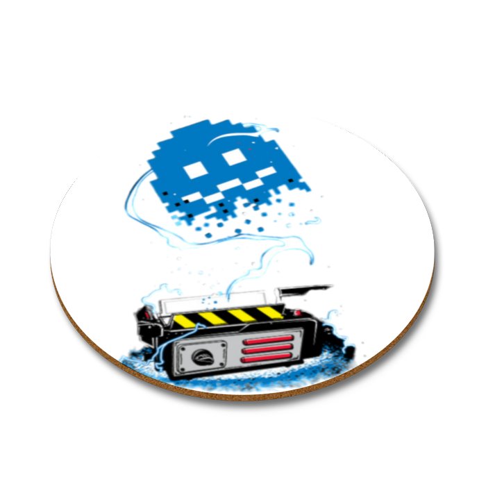 Pac-Man x Ghostbusters - Pac Trap Round Coasters
