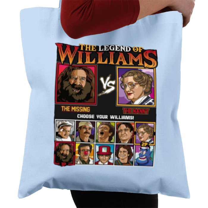 Robin Williams & The Legend Of Zelda -The Legend Of Williams Tote Bag