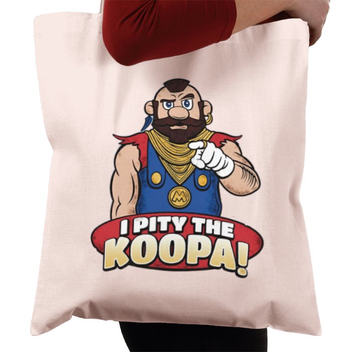 The A Team & Super Mario Bro's - I Pity The Koopa Tote Bag