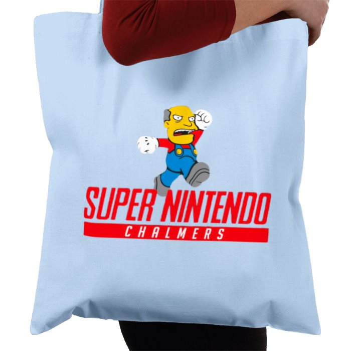 Super Nintendo & Super Mario Bro's & The Simpsons - Super Nintendo Chalmers Tote Bag