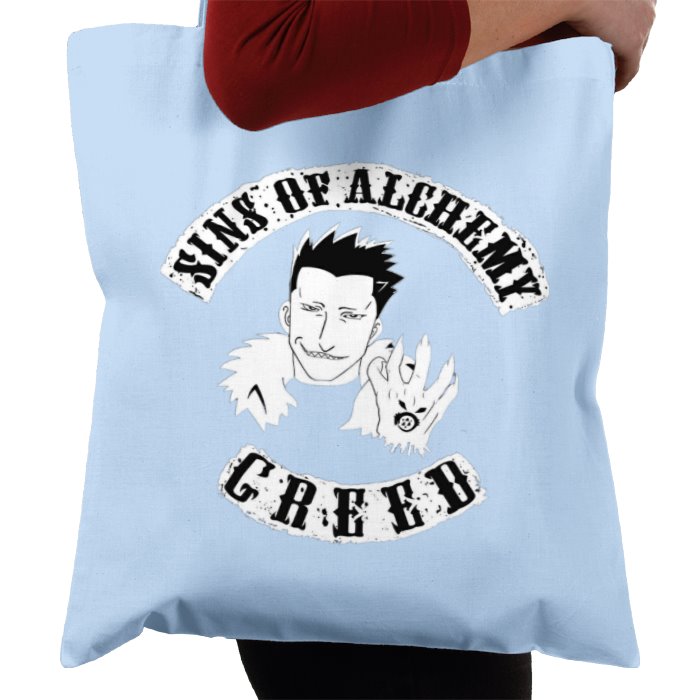 Full Metal Alchemist x Sons Of Anarchy - Sins Of Greed Tote Bag