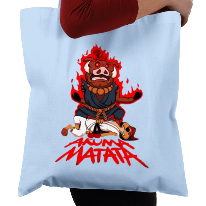 Timone & Pumba x Street Fighter - Akuma Mutata Tote Bag