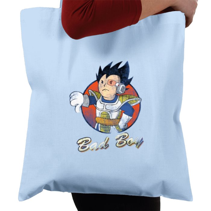 Dragonball Z x Fallout - Vegeta Bad Boy Tote Bag