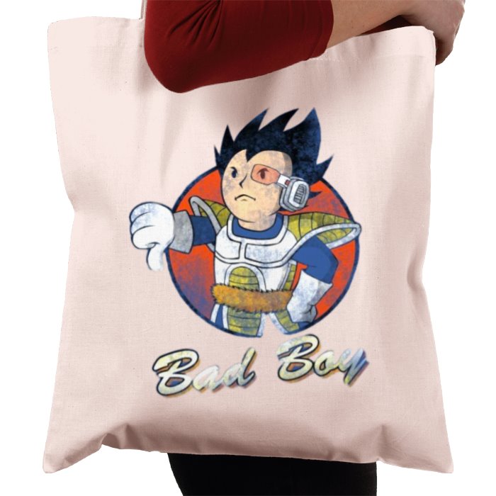 Dragonball Z x Fallout - Vegeta Bad Boy Tote Bag