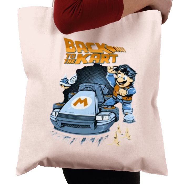 Mario Kart & Back To The Future - Back To The Kart Tote Bag