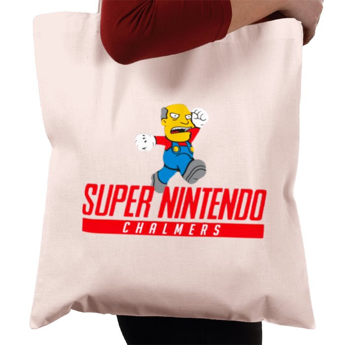 Super Nintendo & Super Mario Bro's & The Simpsons - Super Nintendo Chalmers Tote Bag