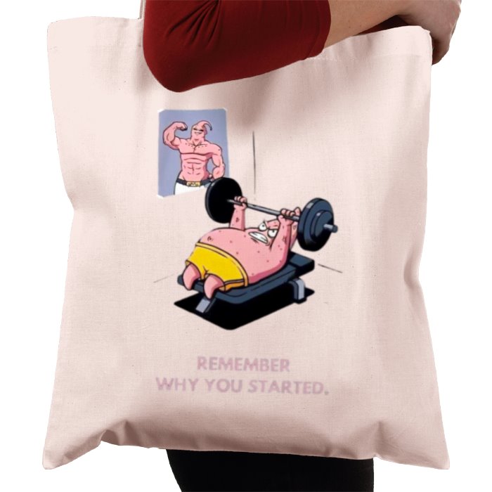 Dragonball Z x SpongeBob Square Pants - Why We Started Tote Bag