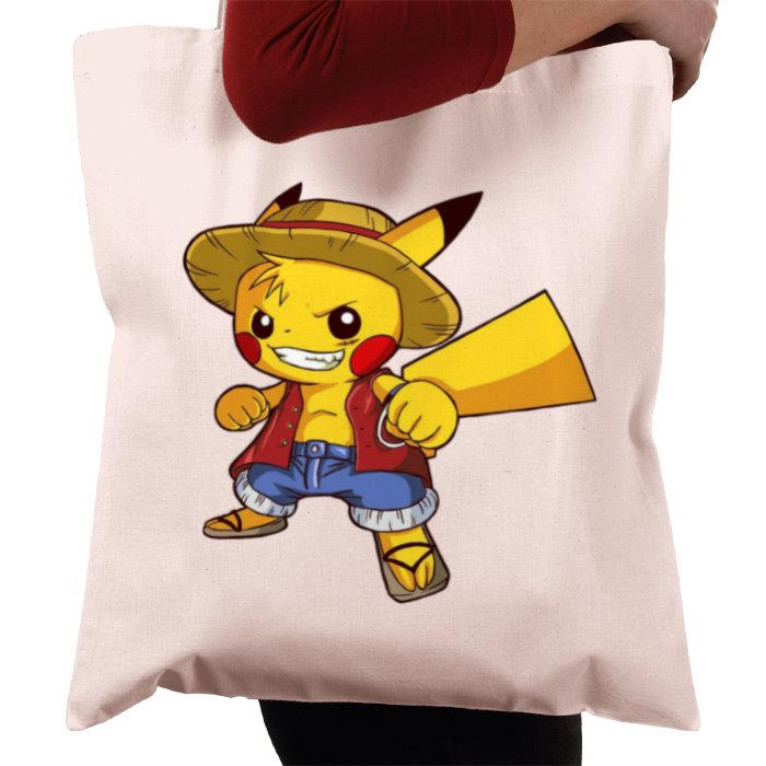 Pokémon & One Piece - PikaLuff Tote Bag