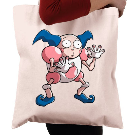 Rick & Morty & Pokémon - Morty x Mr Mime Tote Bag