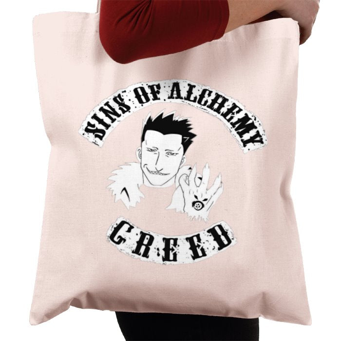 Full Metal Alchemist x Sons Of Anarchy - Sins Of Greed Tote Bag