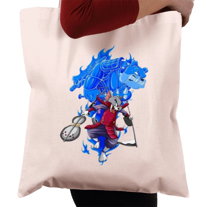Tom & Jerry x Naruto - Tom/Madera Tote Bag