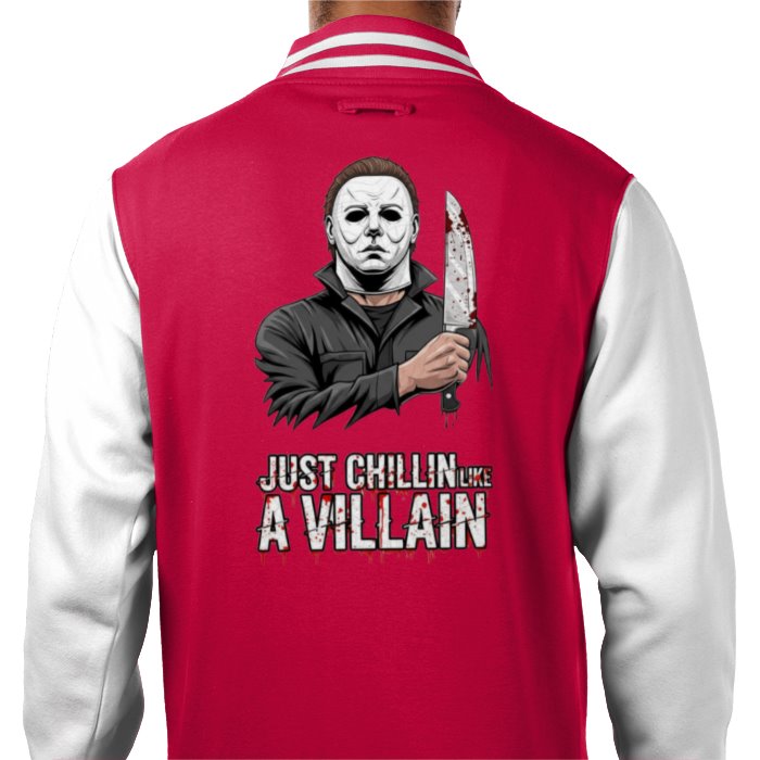 Halloween - Chilin Like A Villain Varsity Jacket