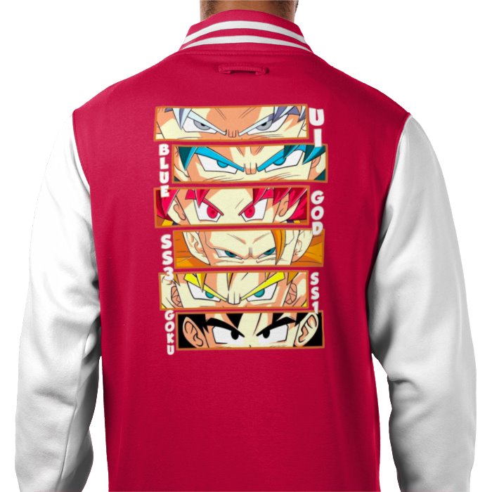 Dragonball Z - Goku Eyes Varsity Jacket