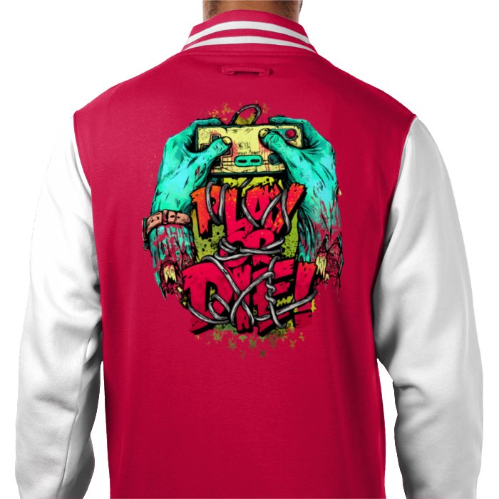 Play Or Die Varsity Jacket