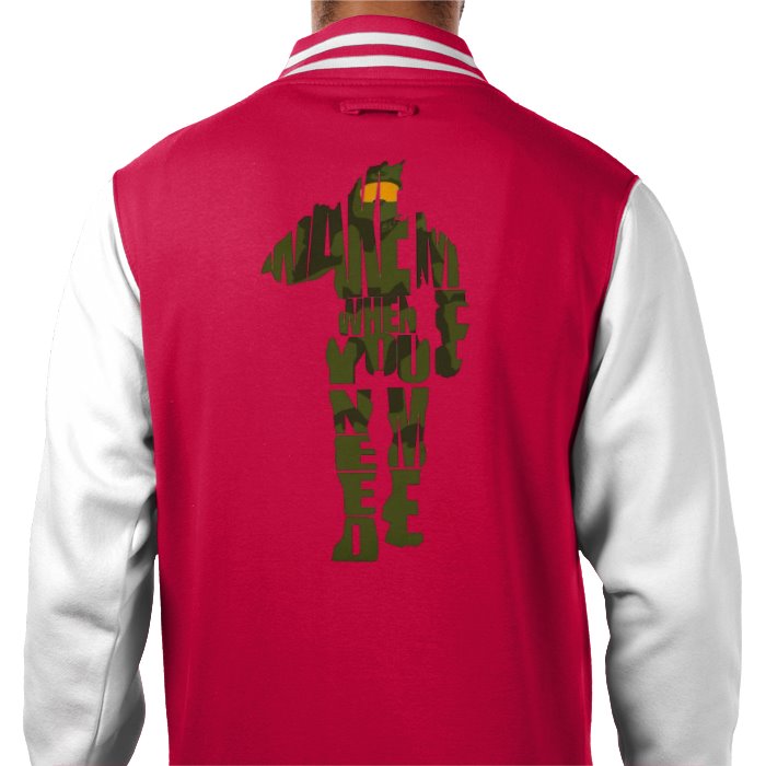 Halo - Wake Me When You Need Me Varsity Jacket