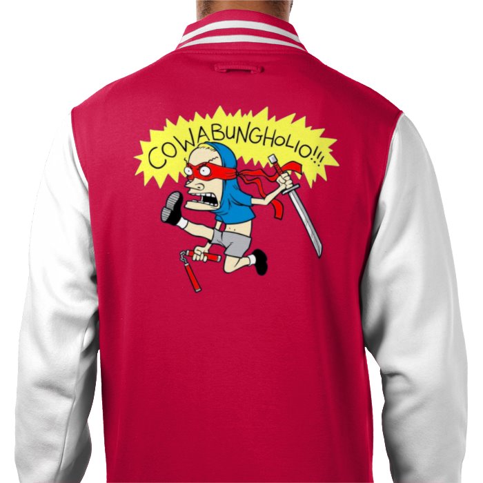 Beavis & Butt Head x Teenage Mutant Ninja Turtles - CowaBungHolio Varsity Jacket
