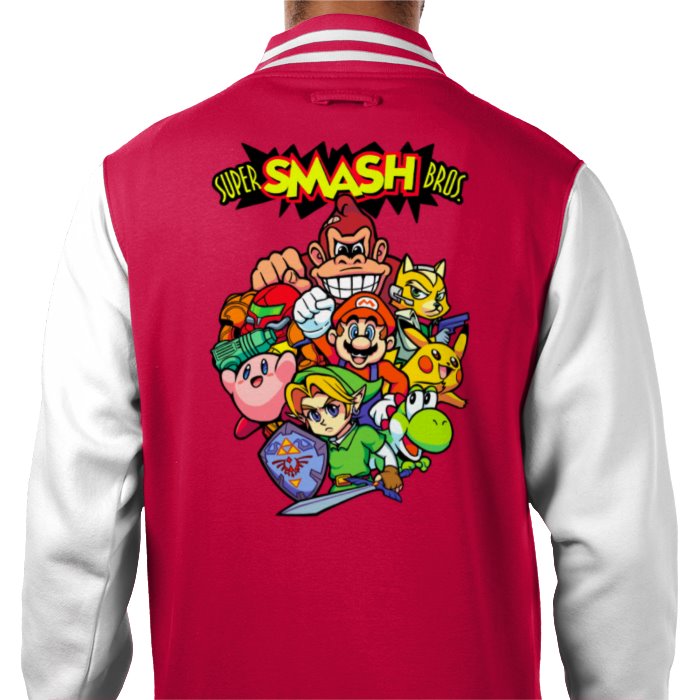 Super Smash Bro's - Theme Varsity Jacket