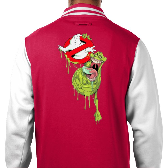 Ghostbusters - Slimer & Logo Varsity Jacket