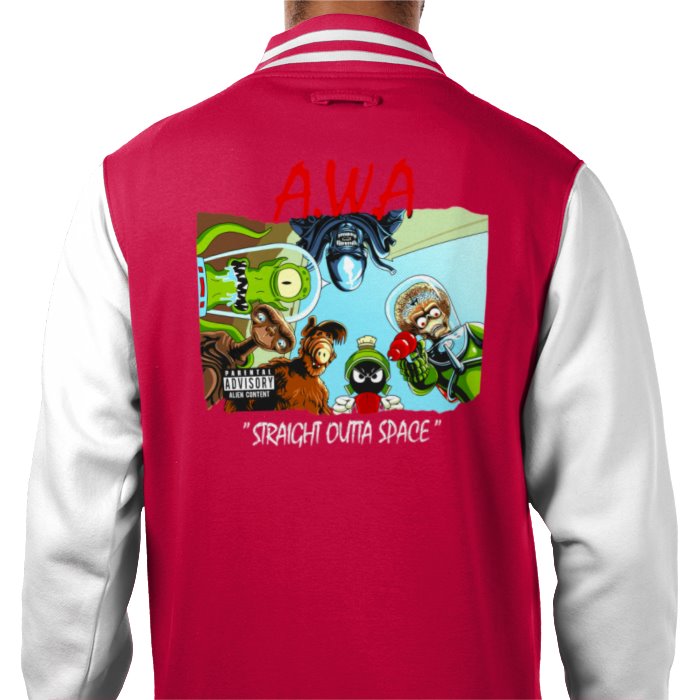 Aliens Without Attitude Varsity Jacket
