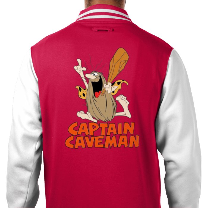 Captain Caveman - Theme Varsity Jacket