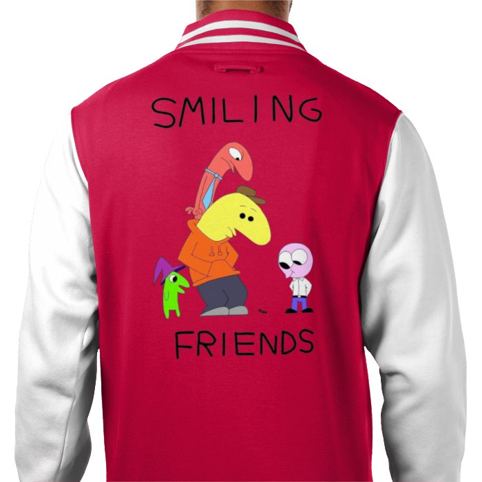 Smiling Friends - Theme 1 Varsity Jacket