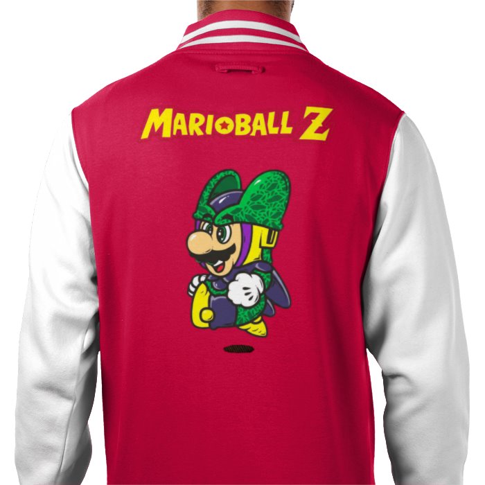Super Mario x Dragonball Z - Cell Disguise Varsity Jacket