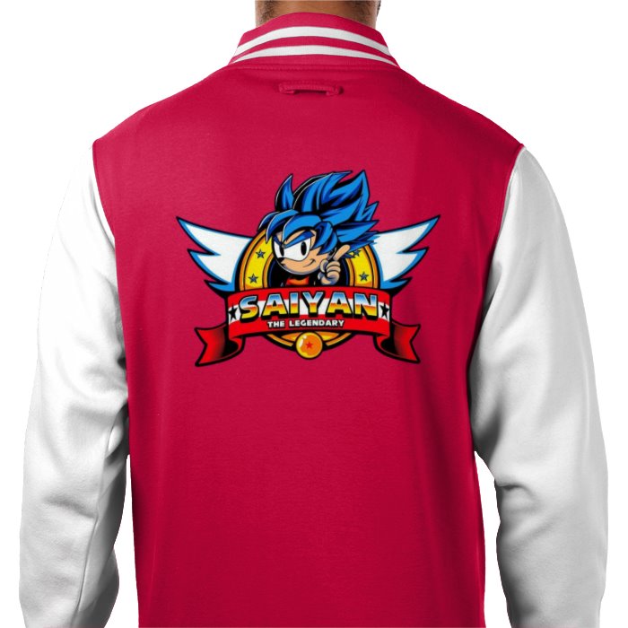 Sonic & Dragonball Z - Sonic The Saiyan Varsity Jacket