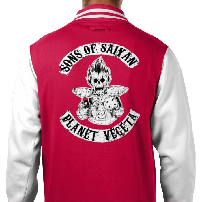 Dragon Ball Z & Sons Of Anarchy - Sons Of Saiyan Varsity Jacket