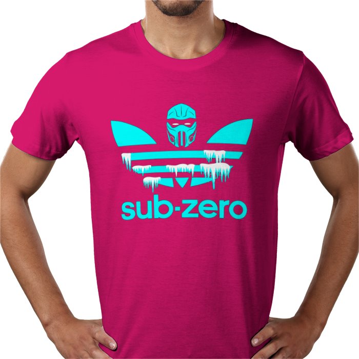 Mortal Kombat x Adidas — Sub-Zero Theme T-Shirt